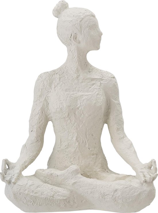 Bloomingville statue Adalina polyrésine blanche
