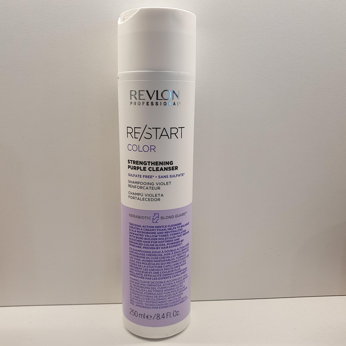 REVLON Restart - Color - Zilvershampoo - Strengthening Purple Cleanser  250ml | bol