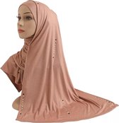 Kameel hoofddoek, mooie hijab.