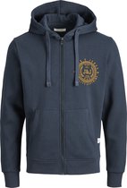 JACK&JONES JJFLOCKER SWEAT ZIP HOOD Heren Vest - Maat M