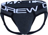 Andrew Christian - Show-it Locker Room Jock - Maat S - Jockstrap - Mannen Ondergoed - Charcoal Grijs