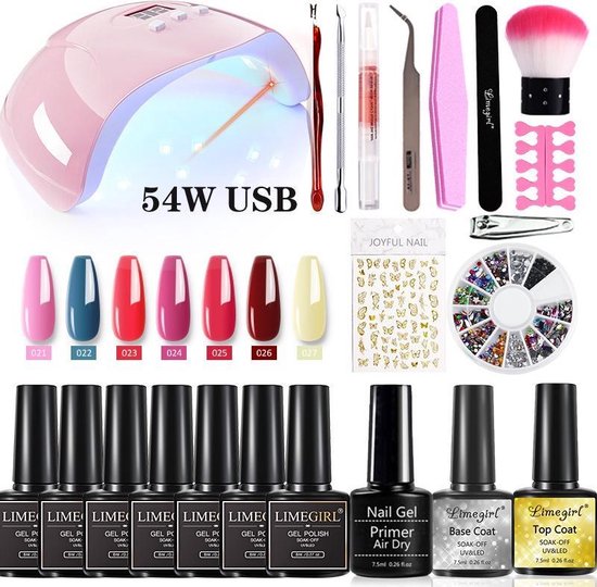 Gellak set Gellak kit Gellak starterset Nagel set Nagellak set