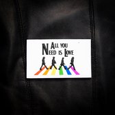 3D PVC patch ‘All you need is love’