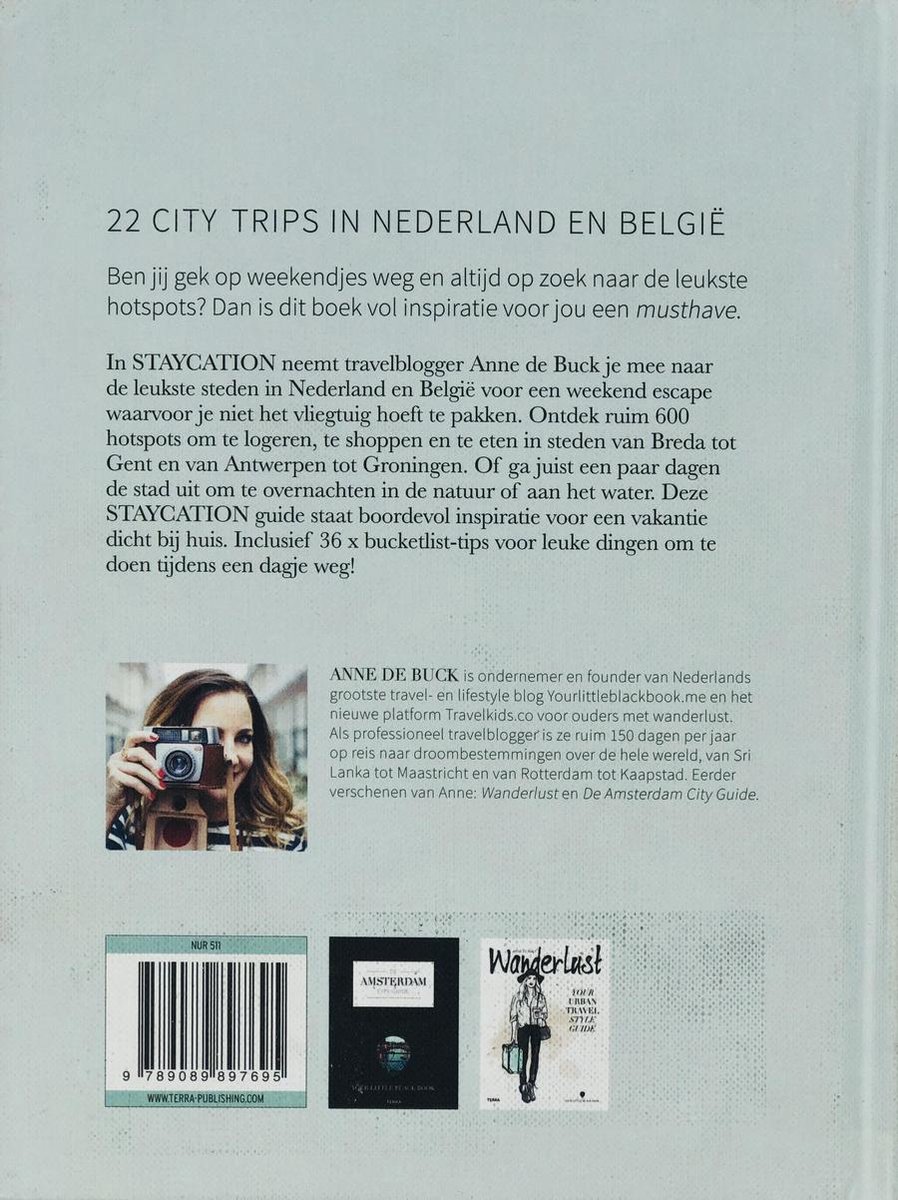 Staycation Guide - back cover