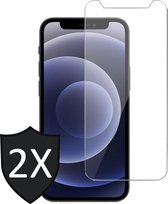 Screenprotector geschikt voor iPhone 13 - Gehard Glas Beschermglas Tempered Glass Screen Protector - 2 Stuks