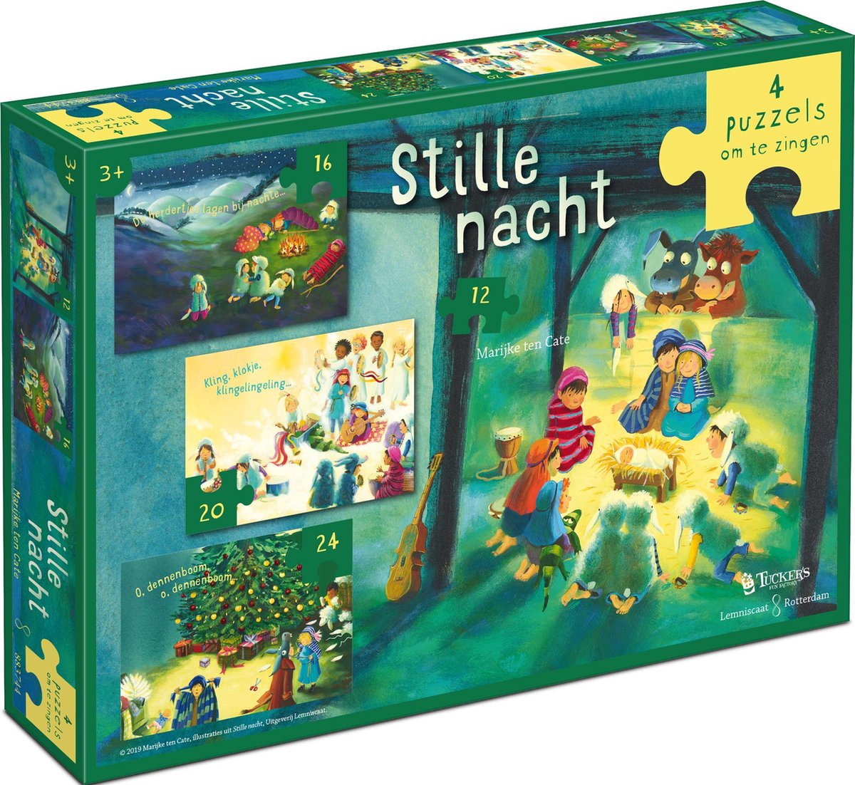 Stille Nacht - Marijke ten Cate Puzzel (12+16+20+24 stukjes)
