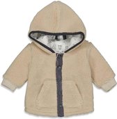 Feetje Teddy Jasje Met Capuchon - Cool Adventure - MT. 86 - Offwhite