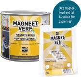 MagPaint | Magneetverf | 500ml (1m²) | + 23mm Magneten