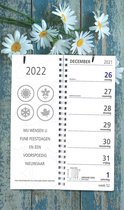 Omleg-weekkalender op schild 2022 - A4 formaat weekplanner - Twee weken overzicht - 1 week per blad - Margrieten