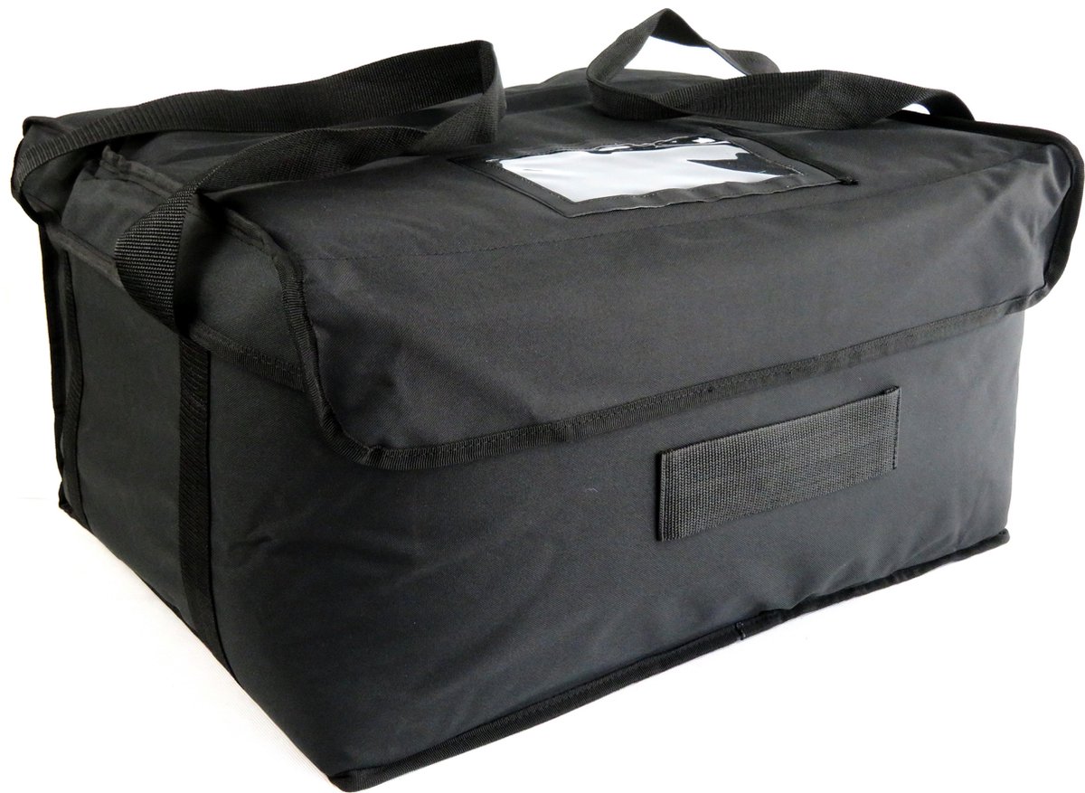 Geïsoleerde Bezorgtas Voor Fiets – 35x25x40 Cm, Oxford-stof, Aluminiumfolie Voering, Reflecterende Strip, Voor Warm En Koud Transport