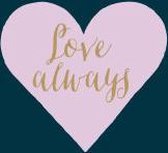 Love Always Heart Greeting Card (GCN 168)