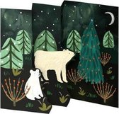 Northern Lights Notecard Pack (5 Trifold Cards) (NSX 636)