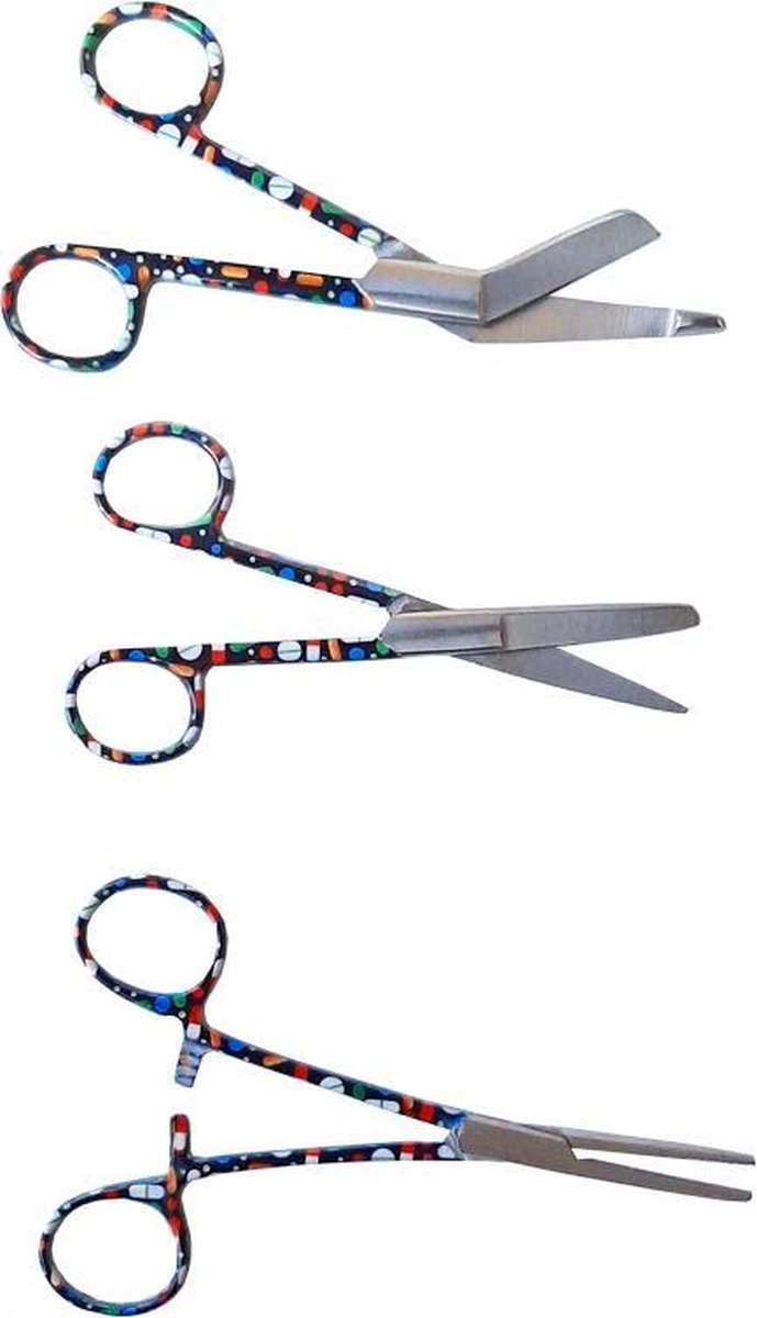 Goedkoopste Verpleegkunde Scharen Set - Pillen | Zorg - Zuster - Cadeau - Verpleegster - Accessoires