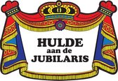 kroonschild ''Hulde aan de jubilaris'' 48 x 32 cm