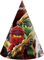 feesthoedjes Lego Ninjago papier 6 stuks