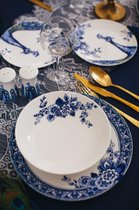 Heinen Delfts Blauw | Paauw pastaborden set | 4st.