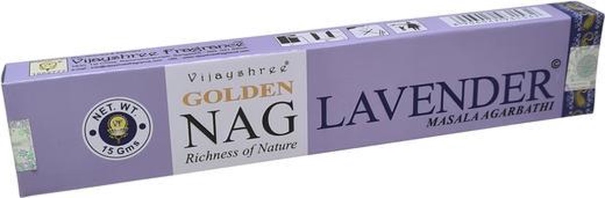 Golden Nag Lavender wierookstokjes (los pakje van 15 gram)