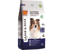 4x BF Petfood Lam en Rijst Hondenvoer 3 kg