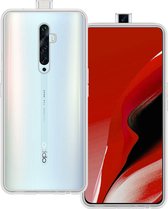 OPPO Reno 2Z Hoesje Silicone Case - OPPO Reno 2Z Case Transparant Siliconen Hoes - OPPO Reno 2Z Hoes Cover - Transparant