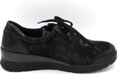 Aco Dames Sneaker - 0860-9308-0055 Zwart/Combi - Maat 39