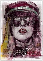 Passionforart.eu Poster - Lady Gaga - 70 X 50 Cm - Multicolor