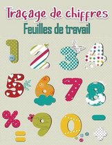 Livre de tracage des nombres pour les enfants d'age prescolaire