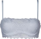 Strapless BH zonder beugel, verwijderbare pads, zwart