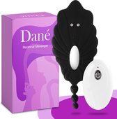 Essential Pleasure Dané - Vibrators voor Vrouwen - Vibrator met Afstandsbediening - Seashell - Clitoris Stimulator - Zwart