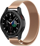 Strap-it Samsung Galaxy Watch 4 Classic 42mm Milanese band - rosé goud