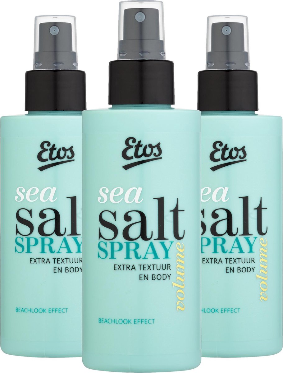 Etos Sea Salt Spray Haarspray Volume 3 x 150ML bol