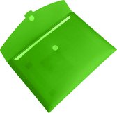 6x EXXO # 93436 – A4 Action Wallet – Dokumentenmap - Strapless Elastomap – Lime Groen