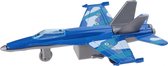 straaljager F-16 11 cm blauw