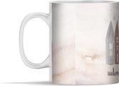 Mok - Welkom Thuis - Winter - Huis - 350 ml - Beker
