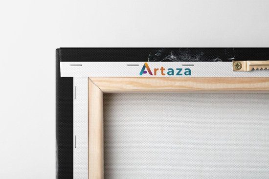 Artaza - Peinture sur toile - Panthère noire - 120 x 80 - Groot - Photo sur toile - Impression sur toile