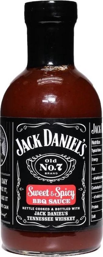 Sauce BBQ sucrée et épicée Jack Daniels 533ml | bol.com
