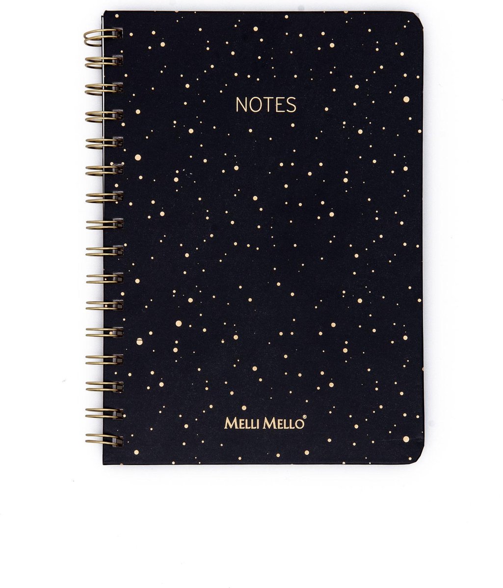 Melli Mello - Night Sky - Notitieboek - Ringband - A5 - Notebook