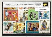 Sprookjes & Illustraties – Luxe postzegel pakket (A6 formaat) : collectie van 50 verschillende postzegels van Sprookjes & Illustraties – kan als ansichtkaart in een A6 envelop - au