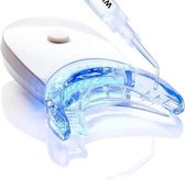 Tanden Bleken - Tandenblekers - Tandenbleekset - Tandbleekset Premium - Tanden Bleekset - Tandbleekset Premium - 3D LED - Zonder Peroxide - 3 Gelspuiten - Veilig - Thuis bleken - W