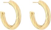 Michelle Bijoux Oorknop gedraaid (5mm) Goud JE13552GD