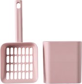 Hoopo® Schepje Roze - Kattenbakschep