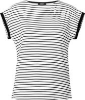ES&SY Urma Jersey Shirt - White/Marine Blue - maat 40