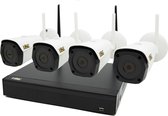 beveiligingscamera systeem DSE 4x 8MP 4TB HDD wifi camera IP bewakingscamera