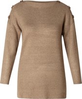 YEST Olvin Jumpers - Brown/Melange - maat 36