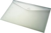 Geschenk ENVELOPE BUDGET plastic semi-transparant, A4 formaat, 34x24 cm WIT (100 stuks)