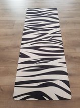 Happy Lotus D/Luxe yogamat en -doek in 1 met zebrastrepen