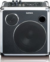 Lenco PA-46 portable Bluetooth luidspreker - 30W RMS - USB - SD - batterij - zwart