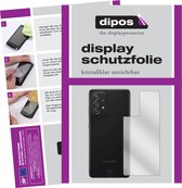 dipos I 2x Beschermfolie helder compatibel met Samsung Galaxy A52s 5G Achterkant Folie screen-protector (expres kleiner dan het glas omdat het gebogen is)