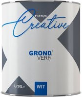Fitex - Creative - Grondverf - Wit - 2,5 liter