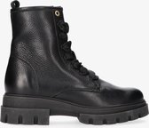 Tango | Neenah 1-a black leather biker with zipper - black sole | Maat: 36