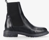 Tango | Cate 17-a black leather chelsea boot - black sole | Maat: 42